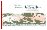 Te Reo Maori-cover2...producing Te Aho Arataki Marau mō te Ako i Te Reo Māori, our thanks and appreciation. Nāku noa Karen Sewell Secretary for Education He kupu takamua Foreword