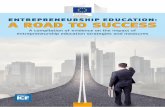 ENTREPRENEURSHIP EDUCATION · Unit F.1 ² Entrepreneurship and Social Economy E-mail: GROW-F1@ec.europa.eu European Commission B-1049 Brussels. EUROPEAN COMMISSION 2015 Entrepreneurship