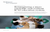 Reimagining a more equitable and resilient K–12 education .../media/McKinsey/Industries/Public and … · Beyond the basics, the COVID-19 crisis is a signal that school systems
