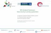 NFU biobank Parelsnoer: Data security & privacy guarantees · Erik Flikkenschild, Security Officer and national IT coordinator. Flikkenschild@Parelsnoer.org ...