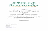 2010 Air Quality Annual Progress Report for Sevenoaks District … · 2016. 6. 8. · Sussex and covers an area of 142 square miles. The main towns are Edenbridge, Sevenoaks and Swanley