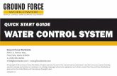 QUICK START GUIDE WATER CONTROL SYSTEM · THIS GUIDE MUST REMAIN IN THE CAB AT ALL TIMES. REFER TO THE OPERATION & MAINTENANCE MANUAL FOR MORE INFORMATION. KEYPAD The 8-button keypad