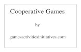AA Cooperative games - Project Nature-Ed library/cooperative games.pdf · Body Surfing (cooperative) All the players lie face down, side by side, spaced about a body's width apart