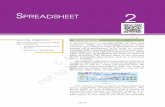 PREADSHEET · 2020. 6. 9. · MS-Excel (or simply, Excel), which is one of the Microsoft Office Suite of software. The current version of Excel is Excel 2007 and has a completely
