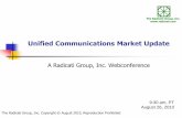 Unified Communications Market Update · Brooks Riendeau, Manager UC Solutions Marketing, Mitel Agenda: Presentations from Apptix, Call Tower, Interactive Intelligence and Mitel Speaker