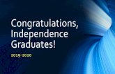 Congratulations, Independence Graduates! · Irving Contreras Cordova. JaRon Davie. Daisy Escobar-Garcia. Allana Farrell. Pablo Fernandez. Mason Fletcher Departmental Award Recipient