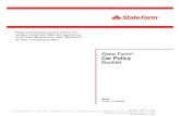 State Farm Car Policy Booklet - Maine.gov State Farm¢® Car Policy Booklet Maine Policy Form 9819B Please