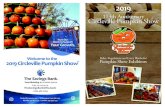 113th Anniversary Circleville Pumpkin Sho · 2019. 9. 4. · 2019 Circleville Pumpkin Show Member FDIC NMLS# 462552 2019 113th Anniversary Circleville Pumpkin Show Rules, Regulations