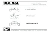 50-20/650-20 Manuals/TM-50-20.pdf · 50-20/650-20. Description The CIa-VaI Model 100-01 Hytrol Valve is a main valve for CIa-VaI Automatic Control Valves. It is a hydraulically operated,