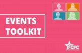 Events Toolkit...4 . Choose y our platform Mae sure all memers o our agency w isely . are comortale ith the platorm 5 . Allow q uestions. Set aside time eore during or ater the event