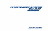 FI MATCHING SYSTEM Ver.2.13 MANUAL · When [Finish] is pressed, setup in completed. Upon finishing setup, “YEC FI Matching System” ...