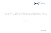 B3’s Trading Procedures Manual€¦ · B3’S TRADING PROCEDURES MANUAL TITLE II – TRADING ENVIRONMENT Version March 23, 2020 10/136 III - An investor authorized to send orders