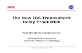 The New IGS Tropospheric Delay ProductionIGS Workshp, Miami Beach, 2008 2 Point Positioning Approach • Fixed orbits and clocks: IGS Final Combined • Earth orientation: IGS Final