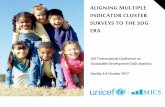 ALIGNING MULTIPLE INDICATOR CLUSTER SURVEYS TO THE … 5-1 Attila.pdf · MICS3 2005-2009 World Fit For Children Goals, MDGs, Other Global Monitoring Frameworks 53 ... –Pilot test