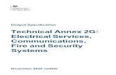 Technical Annex 2G: Electrical Services, Communications ... · 5.3.1.6. The SSB will indicate where the intruder alarm system needs to be enhanced in higher risk schools as a result