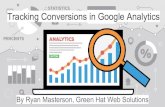 Tracking Conversions in Google Analytics · Who has an ecommerce site? 1. Ecommerce is main objective of business? 2. Ecommerce is only a part of business? Even if you don’t have