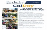 CalDay - Rausser College of Natural Resources, UC Berkeley Cal Day... · campus life, career opportunities, and the possibilities once you graduate! Reception for New College of Natural