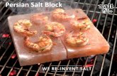 Persian Salt Block - Trade & More1 yellow sweet paprika 1 red onion 100 g of bacon 1 tablespoon of olive oil 1 teaspoon of rosemary, chopped pepper Slowly heat the Persian Block of