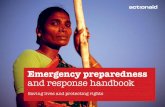Emergency preparedness and response handbookbpds.co.uk/aa/digital/21Nov13/21Nov13-ERP-Handbook-Sec2.pdf · disaster, an ActionAid response is mandatory, and must take priority over