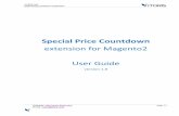 Special Price Countdown User Guide - Magento · Display in Catalog – shows the countdown timer on the category pages. Countdown Format in Catalog – allows to enter the timer format