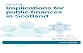 Covid-19 Implications for public finances incotland S...Covid-19. Implications for public finances in Scotland | 3 Contents Introduction 4 Part 1 5 The fiscal response to date Part