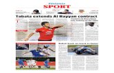 Page 21 March 10 - thepeninsulaqatar.com€¦ · 2017-03-09  · Stars League (QSL) champions Al Rayyan will continue to receive the serv-ices of their talismanic captain Rodrigo