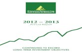 2012-2013 Annual Report - New Brunswick...5.4 4.9 4.2 Alternative Investments Absolute Return 1.2 1.1 1.9 Private Equity 1.1 0.9 0.9 2.3 2.0 2.8 Total Investments $ 33.4 $ 31.1 $ 29.5