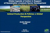 Animal Production & Policies: a Global Perspective · 2012. 5. 14. · Animal Production & Policies: a Global Perspective Brasilia 16 April 2012 Andre Nassar ICONE Global Agenda of