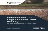 Attachment II – Legislation and Policy · Web viewEfficiency, coordination and reliability Safety, health and wellbeing. The decision-making principles address: Integrated decision-making