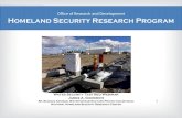 Office of Research and Development Homeland Security ...€¦ · Lessons Learned and Preplanning. Water System Security and Resilience Systems Approach. 4. Water Security and Resilience