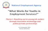 “What Works for Youths in Employment Services?”...Labour Demand by Skill Type and Sector by QIPs, 2010-2013 36,988Agriculture 322,033 9,331 15,983 384,335TOTAL 38,050 174,385Industries