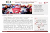 Bangladesh Red Crescent Society Monthly... · 2019. 9. 24. · considered the demonstration as a serious signal of threat and blacklisted some 40 national and international NGOs to