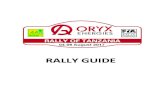 New 2017 Rally Guideafricanrallychampionship.com/2017/rd5_tanzania/rallydocs... · 2017. 7. 5. · Appendix 2 Recce Schedule 17 Appendix 3 Rally Map , Leg 1 and Leg ... , food and