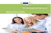 Registration Guide- New entrepreneurs...Host entrepreneurs are looking for motivated new entrepreneurs with clear objectives. Therefore, it is Therefore, it is extremely important