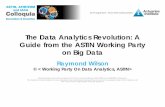The Data Analytics Revolution: A Guide from the ASTIN ...€¦ · Cognitive Computing • Digitization of Insurance • Omni-channel Distribution & Multi-touch Points • Reliance