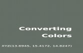 Converting Colors - XYZ(13.6945, 15.4172, 14.8247) · The XYZ color 13.6719, 15.3724, 14.8170 is a dark color, and the websafe version is hex 666666. A complement of this color would