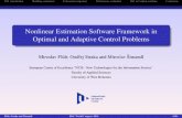 Nonlinear Estimation Software Framework in Optimal and ...nft.kky.zcu.cz/media/document/nef_ifac14.pdf · Nonlinear Estimation Software Framework in Optimal and Adaptive Control Problems