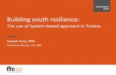 Building youth resilience...Sharekna's goal was to strengthen four Tunisian communities’ resilience to economic, political and social stresses, including the threat of violent extremism.