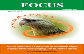 FOCUS - aviculturesa.co.za November.pdfMacaws Complete Care Lovebird Owners Manual and Reference Guide Amazon Parrots Guide to Companion Parrot Behaviour Parrots of Africa, Madagascar