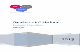 DataPort – IoT Platform · for architectural designs. From the run time perspective, connectors mediate the communication among other software application or may perform some application