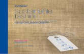 Sustainable fashion: Committing to a sustainable future through … · 2020. 9. 18. · Foreword Sustainable fashion 1 The leading players in the global fashion industry are moving