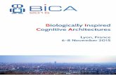 BICA 2015 · BICA 2015 Program Program Collocated events Friday November 6th will welcome wto collocated events in parallel with BICA: Morning: echnologyT demo/Industry meeting.