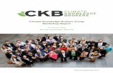 Climate Knowledge Brokers Group Workshop Report€¦ · The 2015 workshop had one clear objective: to road-test the new CKB Manifesto, which will be used to explain to various audiences