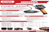 ENDOSCOPE - ponpe.componpe.com/download/PONPE/brochure/PONPE S200.pdf · optoelectronic technology to investigate hard-to-reach areas. The built-in 1W LED flash light by well-known
