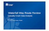Waterfall Way Route Review - Roads and Maritime Services · • Casualty crashes for the period 2009 to 2013p (as at 27 May 2013) were analysed. Overview of Crash Analysis. 3 •
