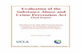 Evaluation of the Substance Abuse and Crime Prevention Act ...Evaluation of the Substance Abuse and Crime Prevention Act Final Report Final Report of the 2001-2006 SACPA Evaluation,