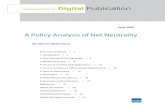 New FRASER INSTITUTE Digital Publication · 2015. 1. 3. · A Policy Analysis of Net Neutrality By Steven Globerman Executive Summary / 1 1. Introduction / 2 2. The Concept of Net