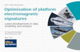 Optimisation of platform electromagnetic signatures · Optimisation of platform electromagnetic signatures Latest developments in data modelling and analysis for treatment systems