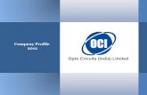 Company Profile 2012 - Opto Circuits€¦ · 2. Global Drug-eluting Balloons Pipeline Analysis, Opportunity Assessments and Market forecasts to 2016, Global Industry Analysts, Inc.,