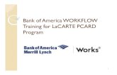 Bank of America WORKFLOW Training for LaCARTE PCARD … · Merchant category codes ... Office Depot - 36087878. CONTRACT PURCHASES ... STAPLES ADVANTAGE Office Supply Contract Effective
